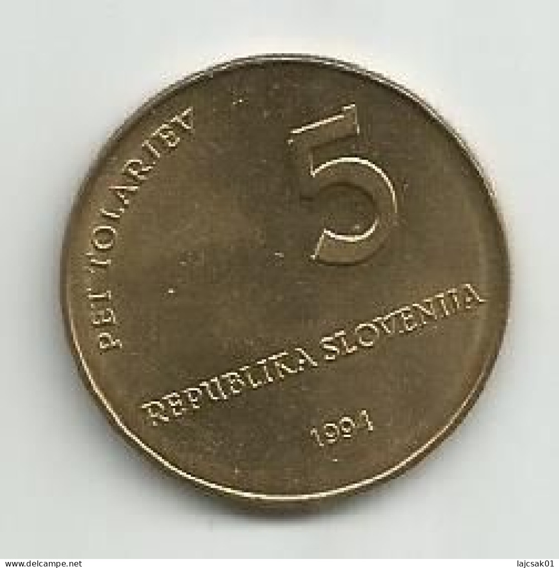 Slovenia 5 Tolarjev 1994. KM#16 - Slovenië