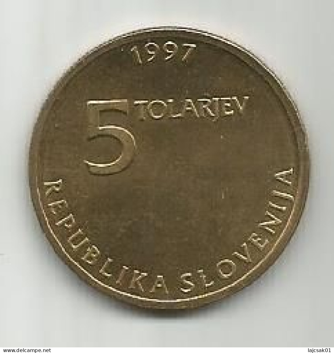 Slovenia 5 Tolarjev 1997. KM#38 - Slovenië