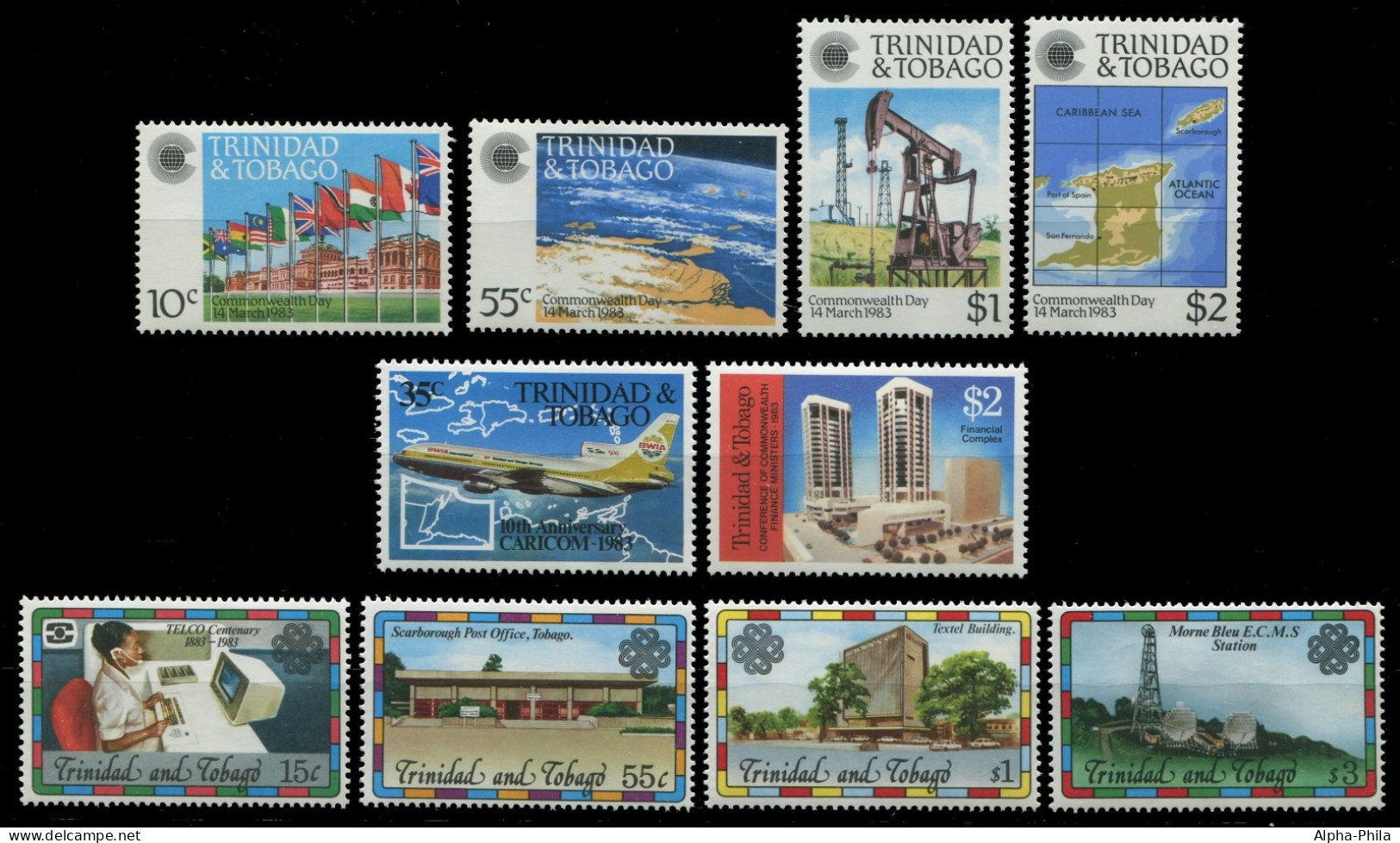 Trinidad & Tobago 1983 - Mi-Nr. 465-468, 469, 470-473 & 474 ** - MNH - Trinité & Tobago (1962-...)