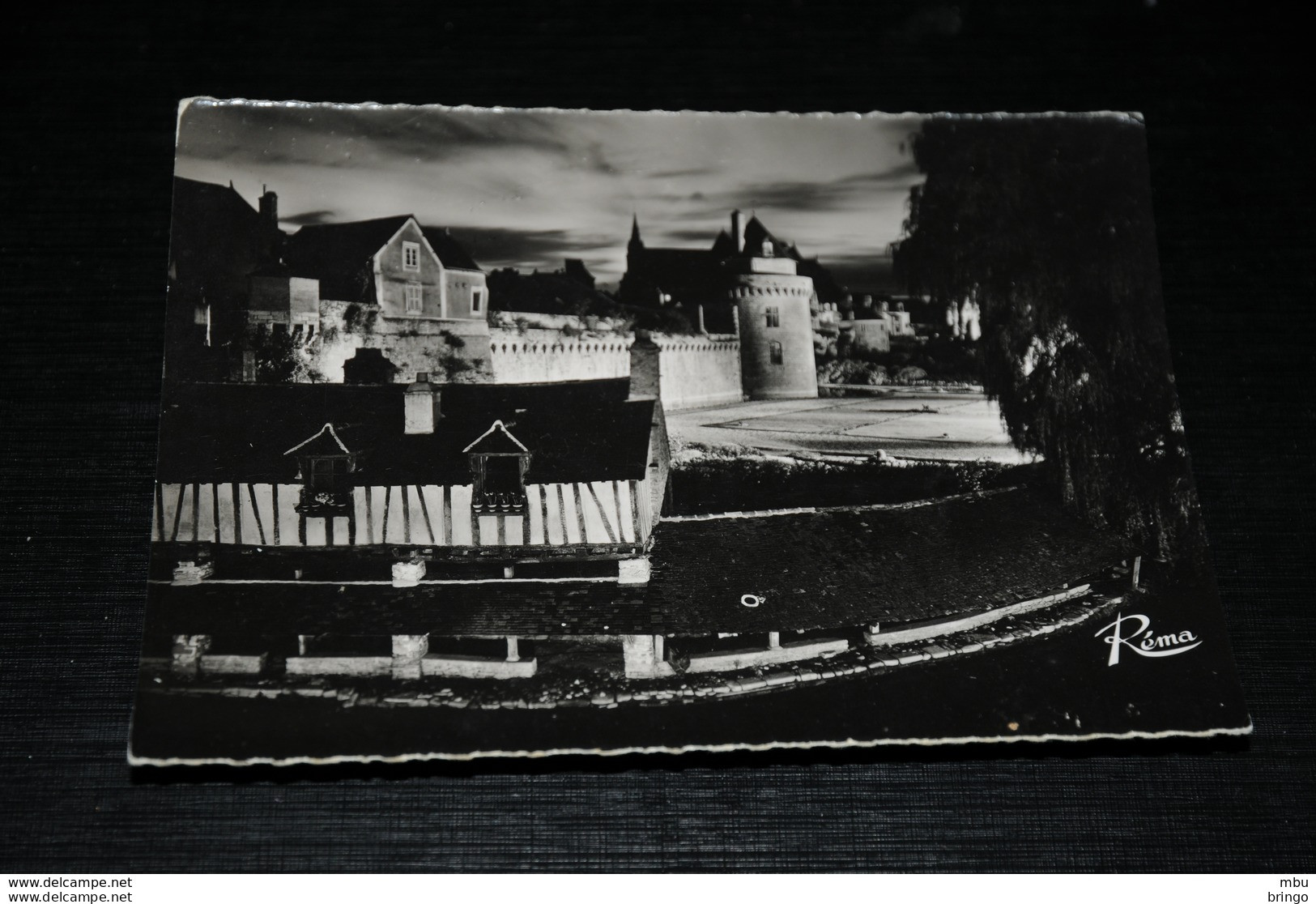 A10375          VANNES (MORBIHAN), LES REMPARTS ET LES VIEUX LAVOIRS, LA NUIT - Vannes