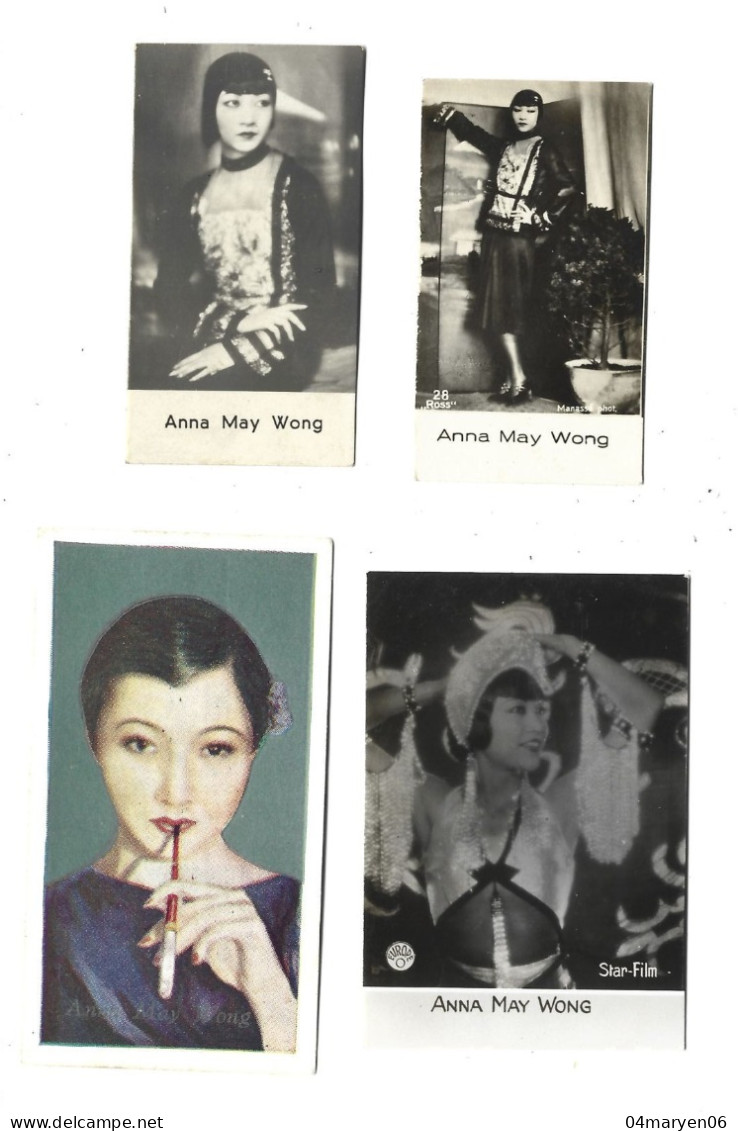 ***   4 X  ANNA  MAY  WONG   *** Zie /voir /see Scan's - Photos