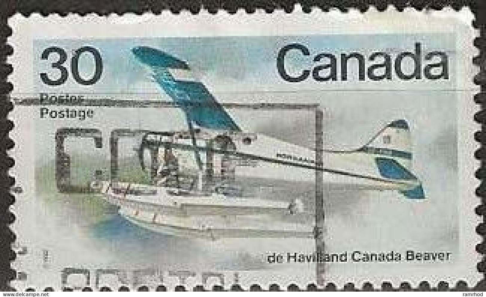 CANADA 1982 Canadian Aircraft. Bush Aircraft - 30c De Haviland DHC2 Beaver FU - Used Stamps