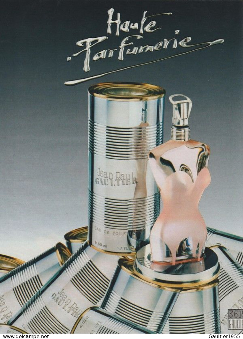 Publicité Papier - Advertising Paper - Classique De Jean Paul Gaultier - Publicités Parfum (journaux)