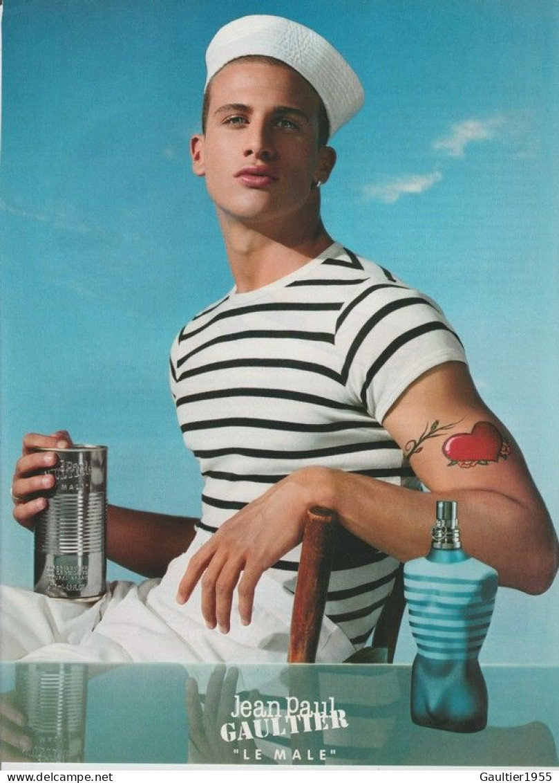 Publicité Papier - Advertising Paper - Le Male De Jean Paul Gaultier - Werbung (Zeitschriften)