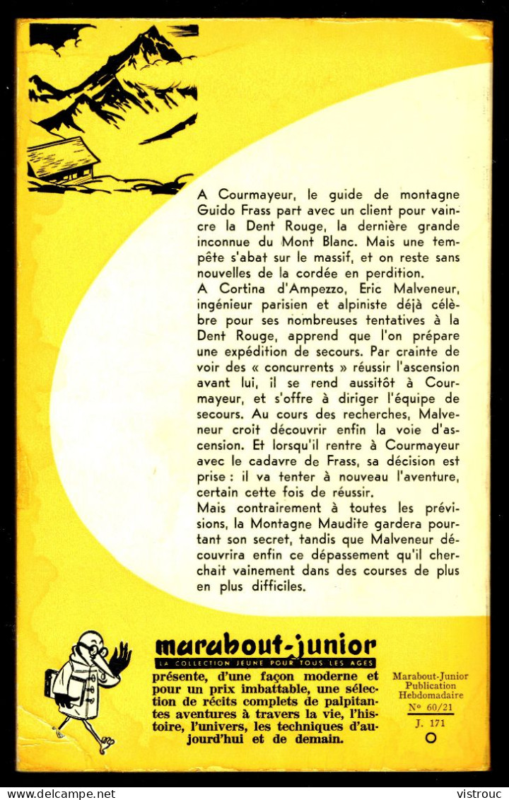 "La Dent Rouge", Par Fernand LAMBERT - MJ N° 171 - Récit - 1960. - Marabout Junior