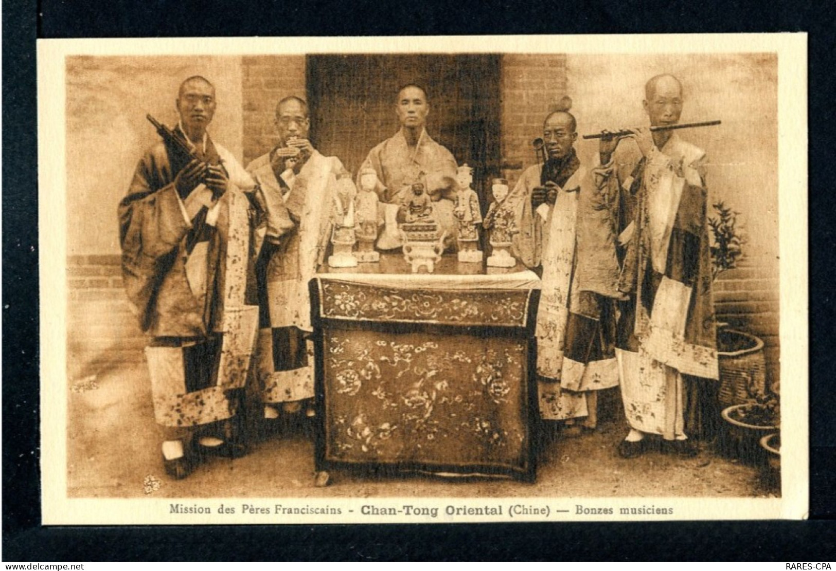 CHINE - Mission Des Pères Franciscains - CHAN TONG ORIENTAL - Bonzes Musiciens - Cina