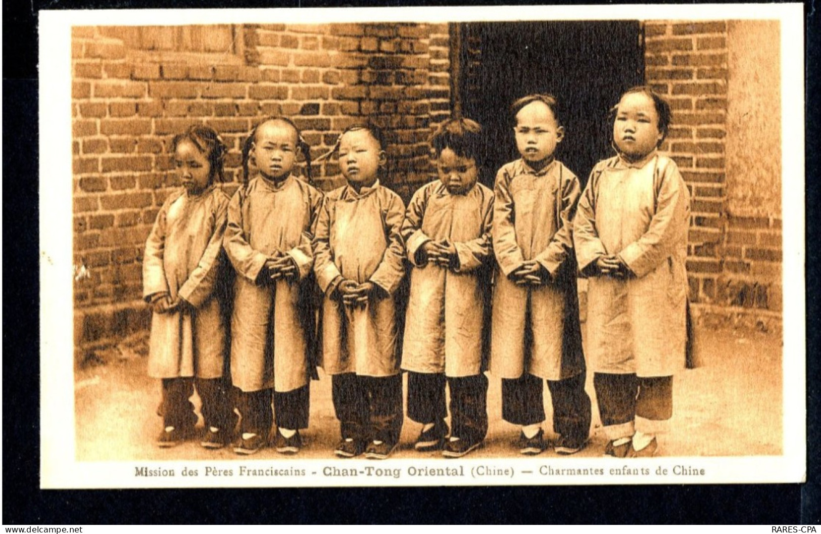 CHINE - Mission Des Pères Franciscains - CHAN TONG ORIENTAL - Charmantes Enfants De Chine - Cina