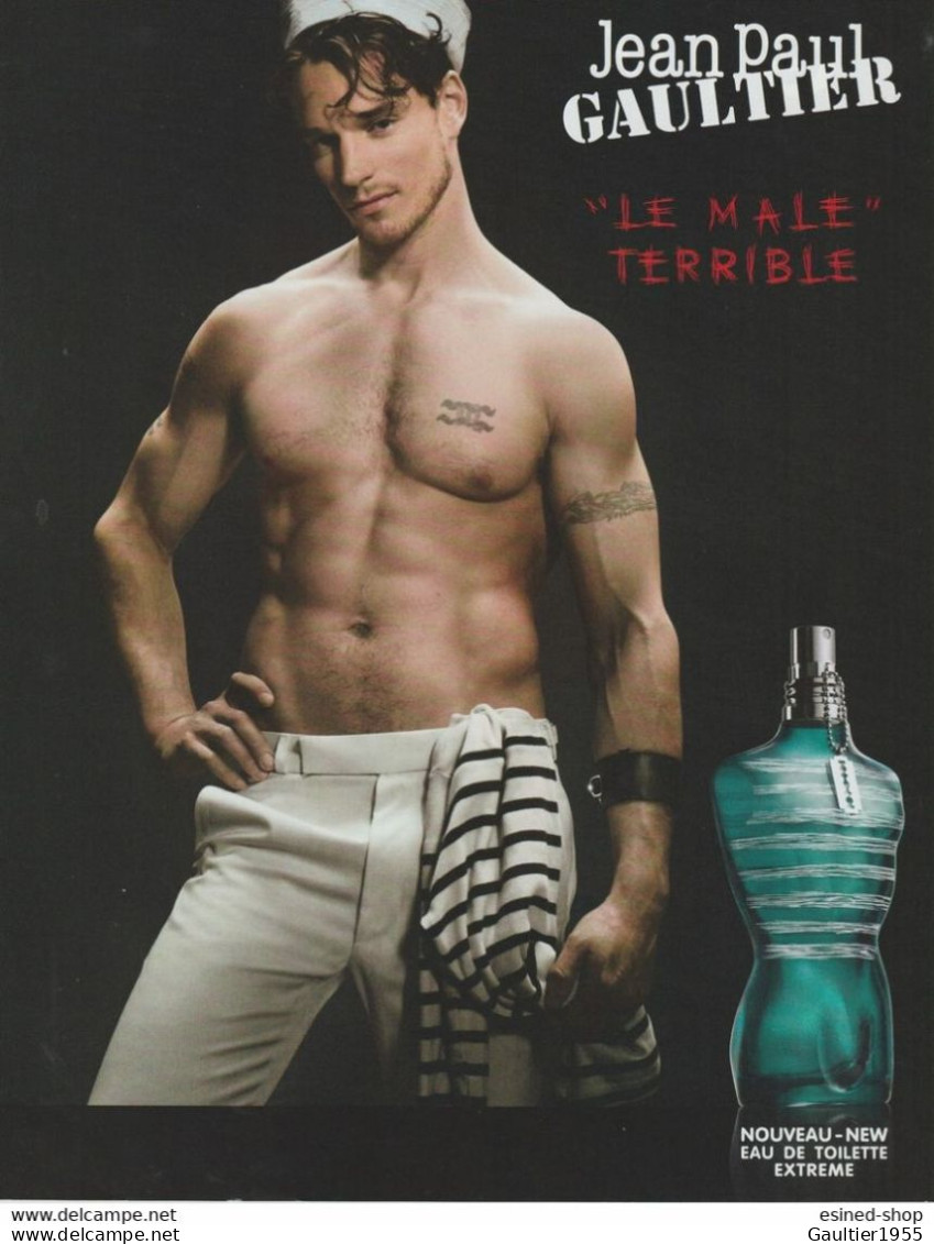 Publicité Papier - Advertising Paper - Le Male De Jean Paul Gaultier - Publicités Parfum (journaux)