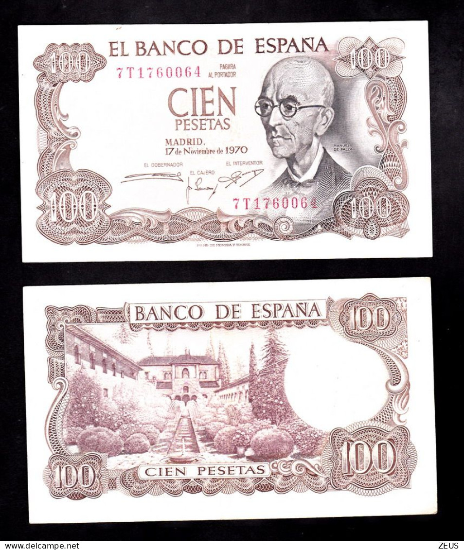 SPAGNA 100 PESETAS 1970 PIK 152 BB - 100 Peseten