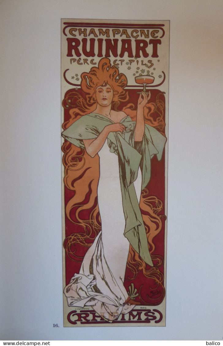 ALPHONSE MUCHA - Toutes les Affiches et Panneaux - Catalogue - 1984 -  172 planches en couleur