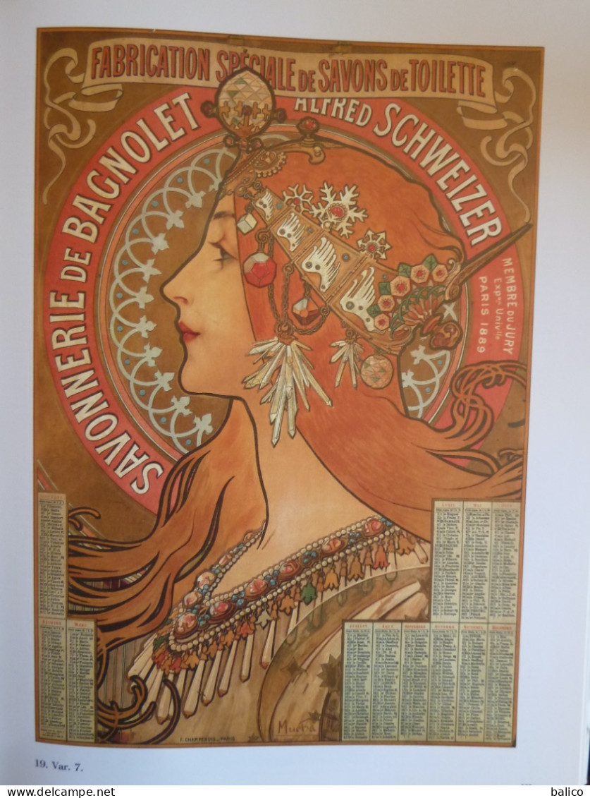 ALPHONSE MUCHA - Toutes les Affiches et Panneaux - Catalogue - 1984 -  172 planches en couleur