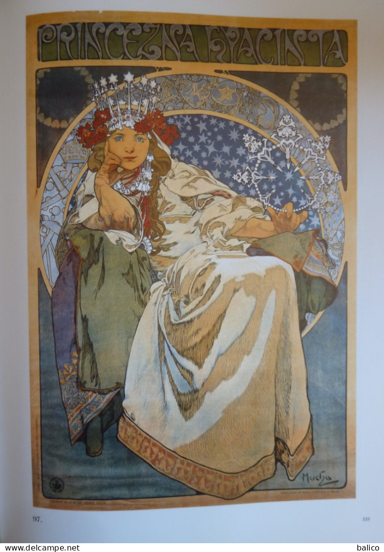 ALPHONSE MUCHA - Toutes les Affiches et Panneaux - Catalogue - 1984 -  172 planches en couleur