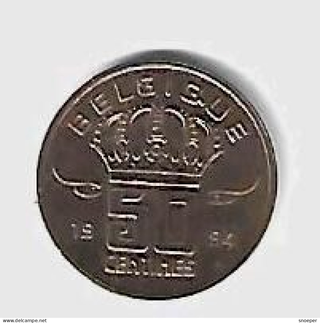 Belguim 50 Centimes Albert II 1994   French Speciaal   2 Lignes Passant Par Couronne Sous L De Belgique  Xf++ - 50 Cent