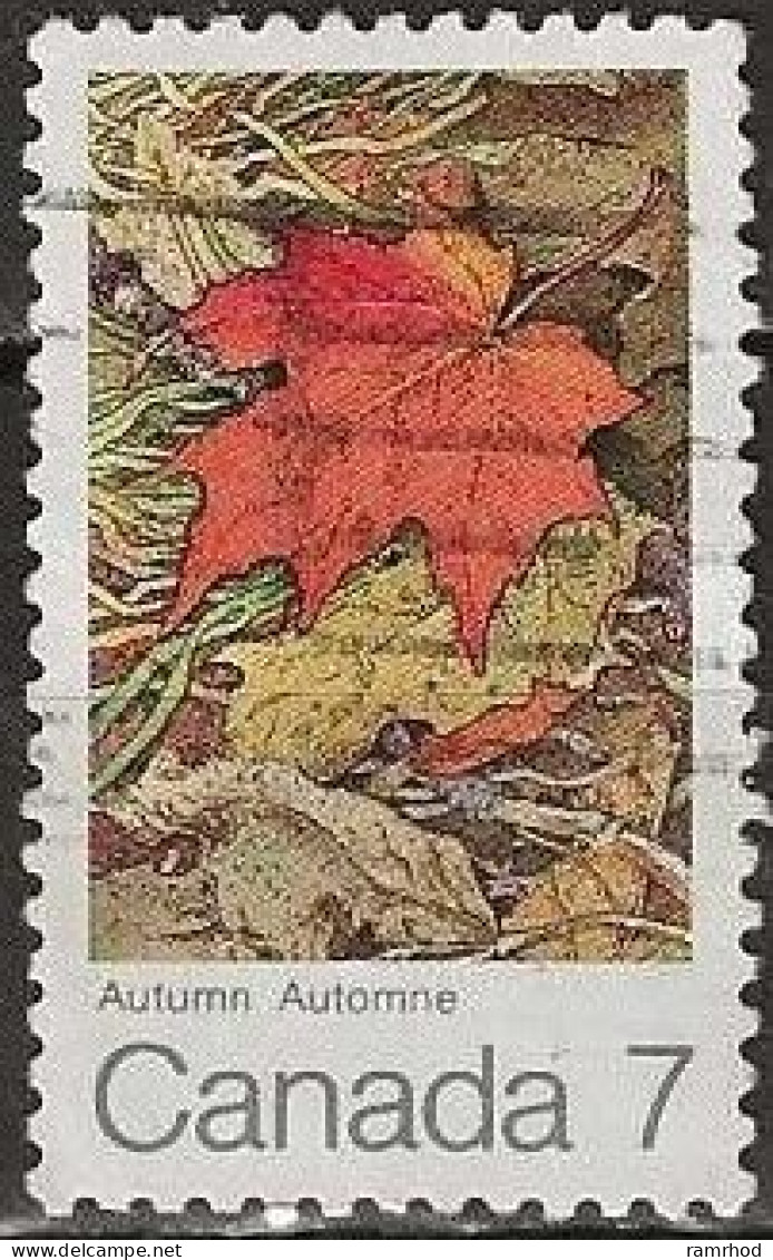 CANADA 1971 The Maple Leaf In Four Seasons - 7c. - Autumn Leaves FU - Oblitérés