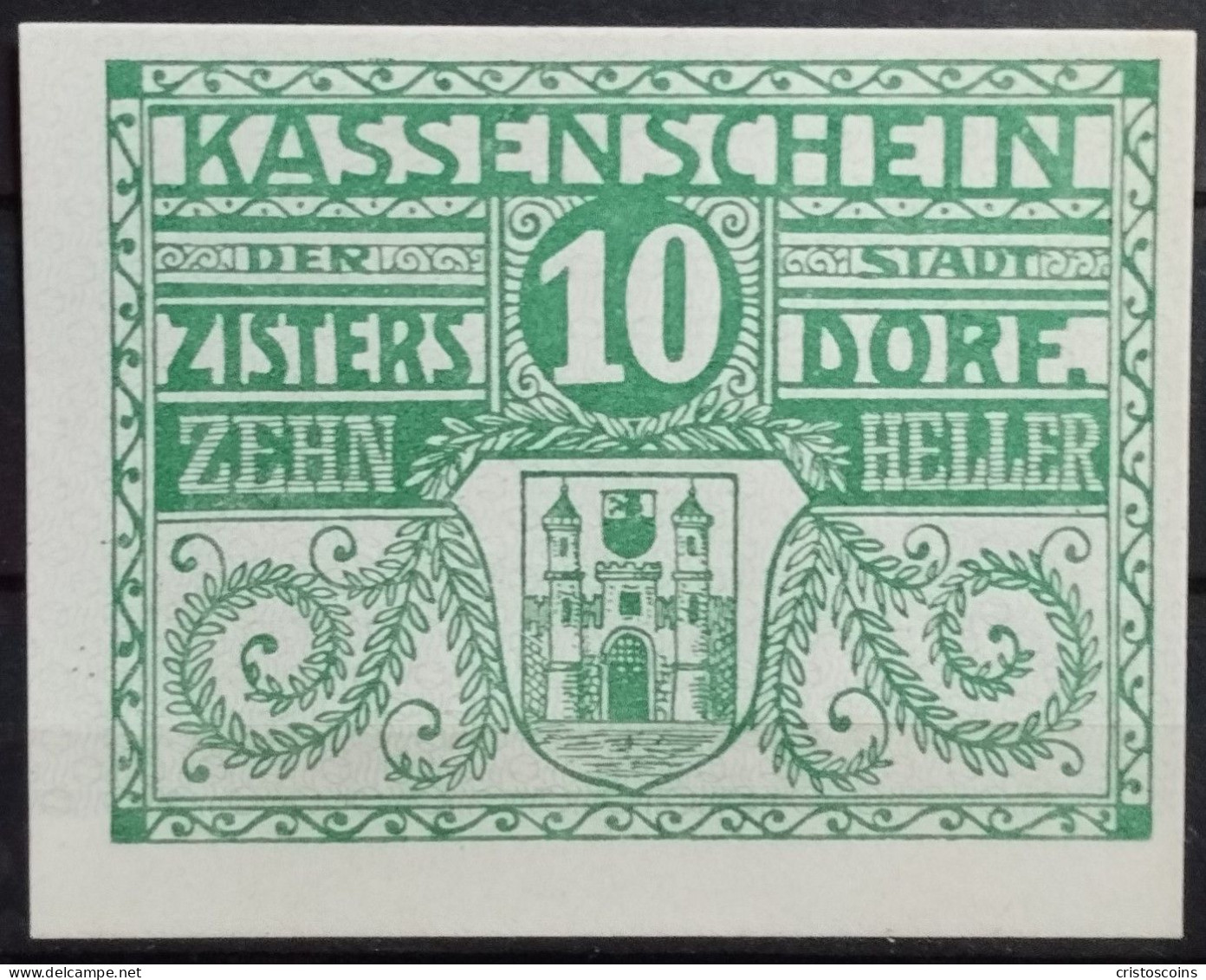 Austria Notgeld Zistersdorf  Pick.JPR.12277a-10 FDS (B/1-62 - Oesterreich