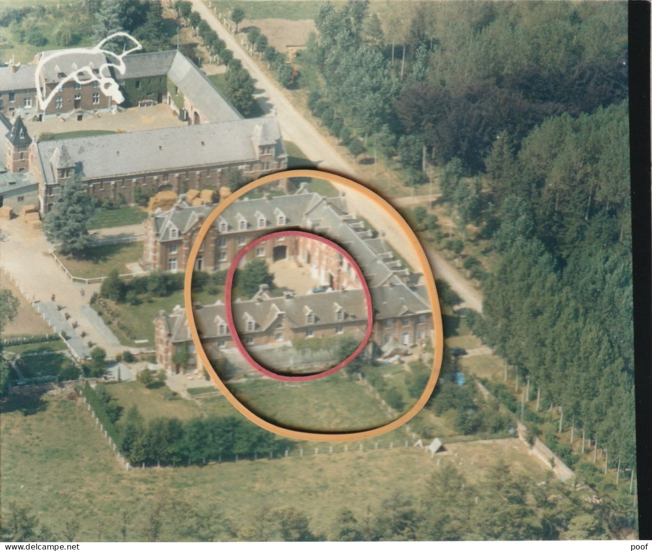 Bovelingen ( Heers ) : Kasteel ( Altenastraat ) --- Luchtfoto - Heers