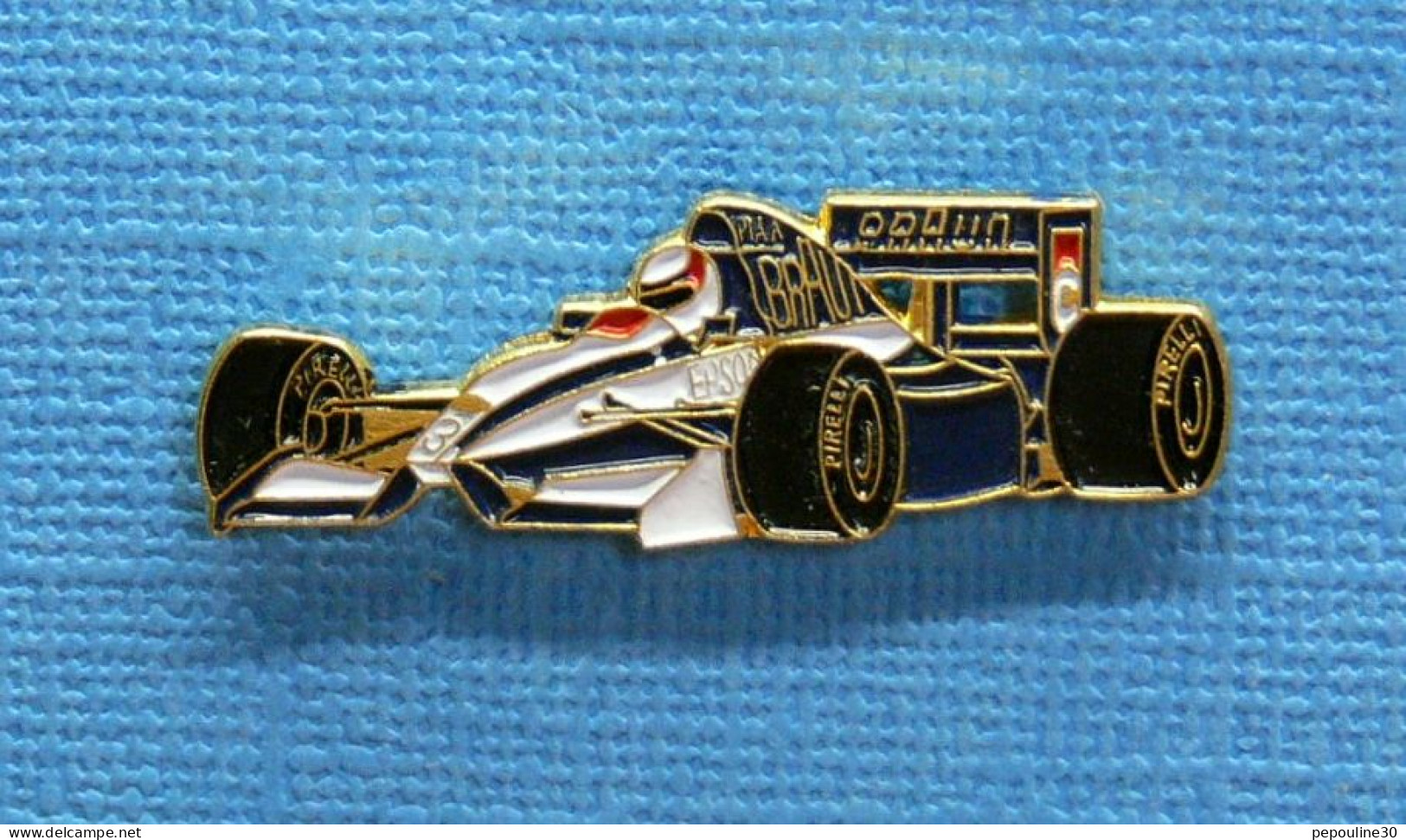 1 PIN'S /  ** FORMULE 1 / TYRRELL 020 N°3 EPSON BRAUN TYRRELL HONDA / NAKAJIMA Satoru ** - F1