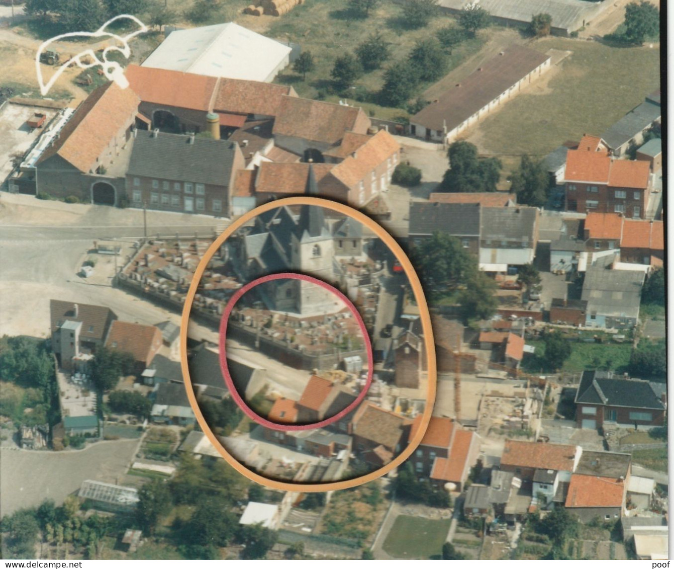 Veulen / Heers : Dorp Met Kerk --- Luchtfoto - Heers