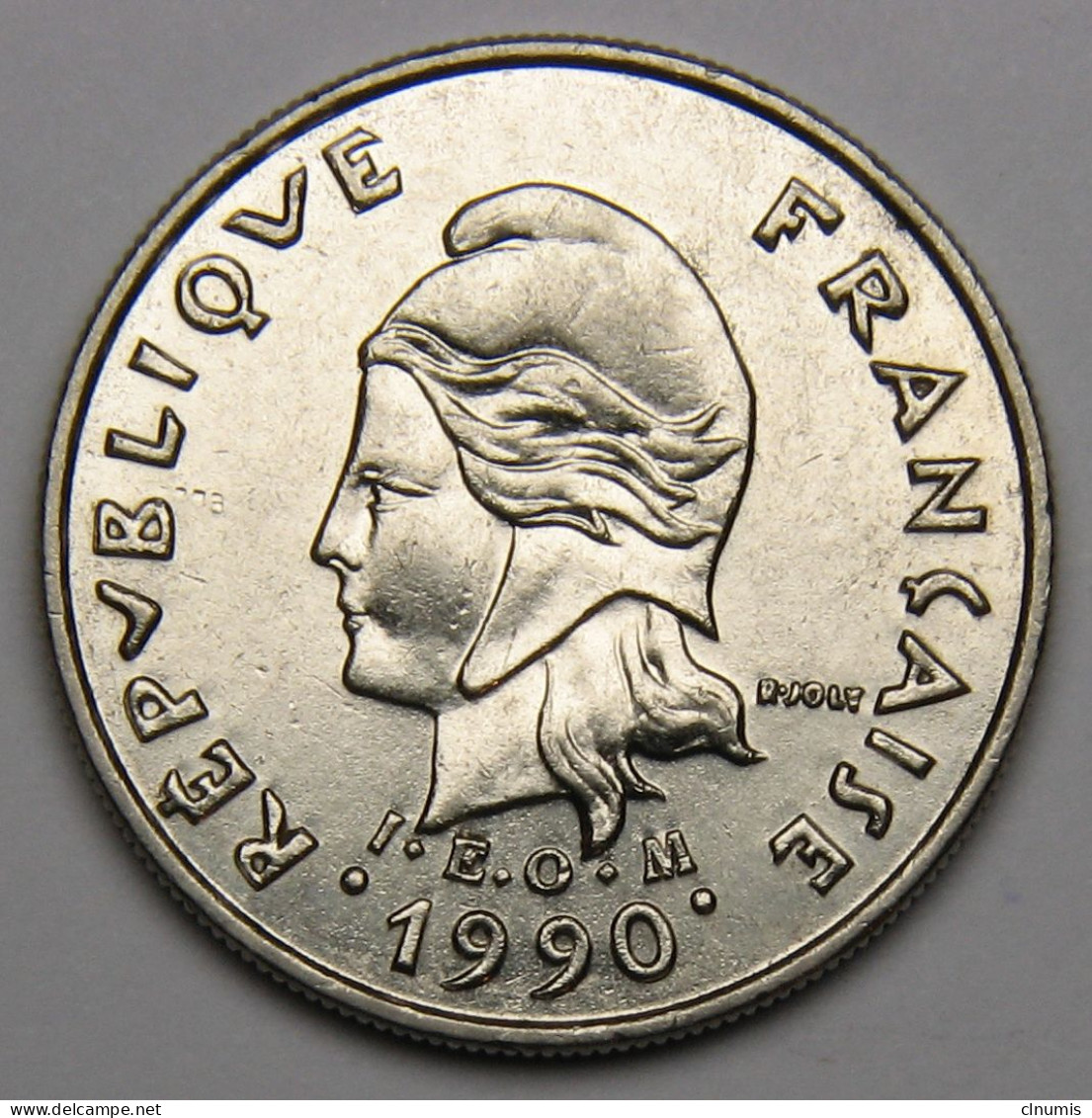 Nouvelle Calédonie, 10 Francs IEOM, 1990 - Nouvelle-Calédonie