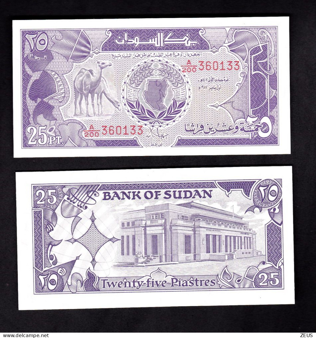 SUDAN 25 PIASTRE 1987 PIK 37 FDS - Sudan