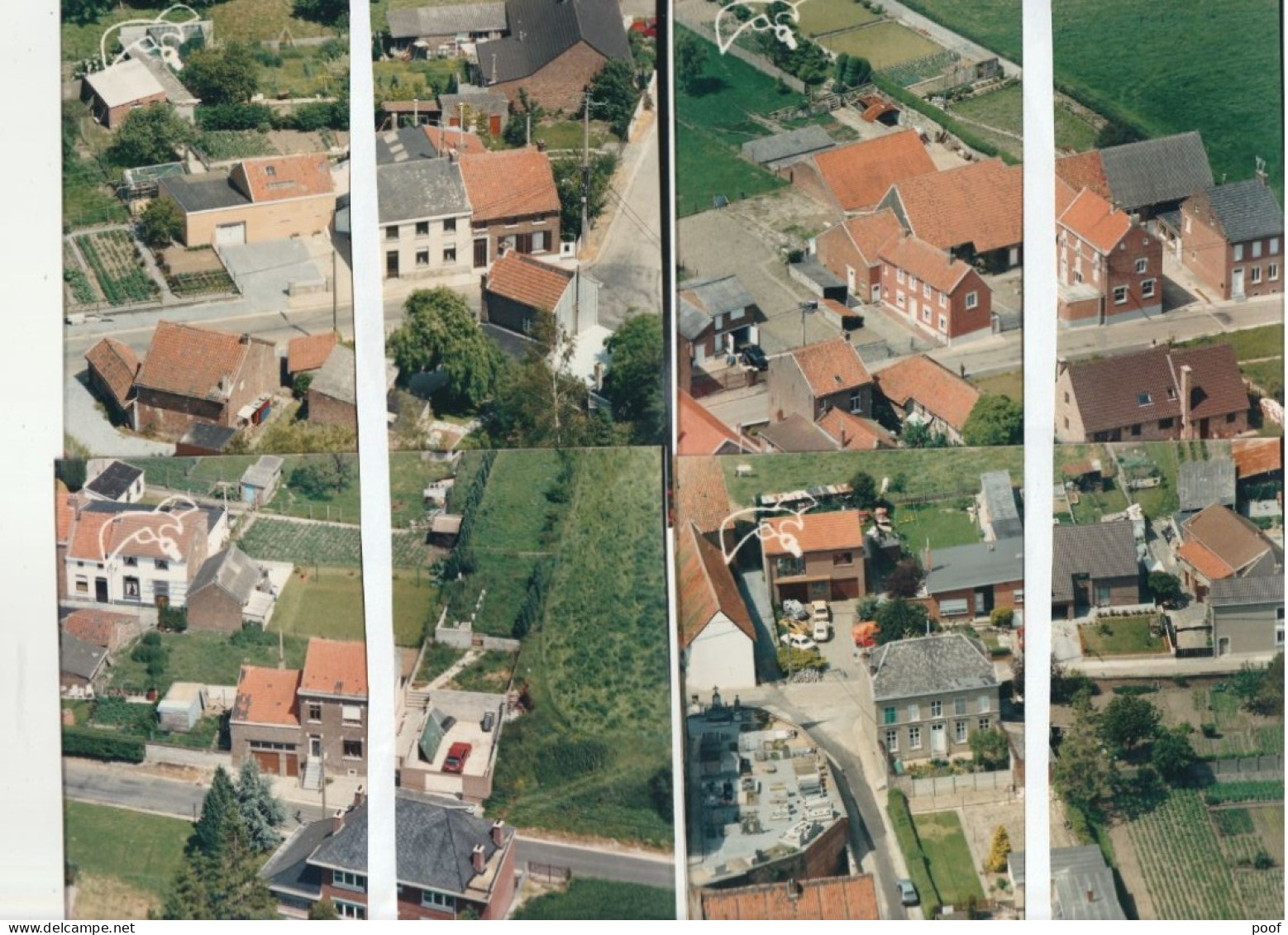 Otrange / Oreye : 8 Luchtfoto's ( Rue Des Combattants , Rue De L'Eglise, ... ) - Oreye