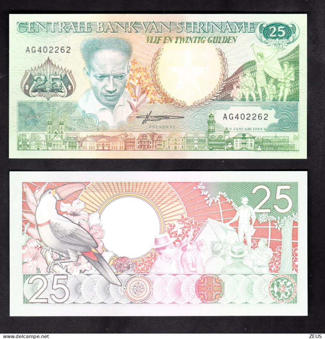 SURINAME 25 GULDE 1988 PIK 132 FDS - Surinam