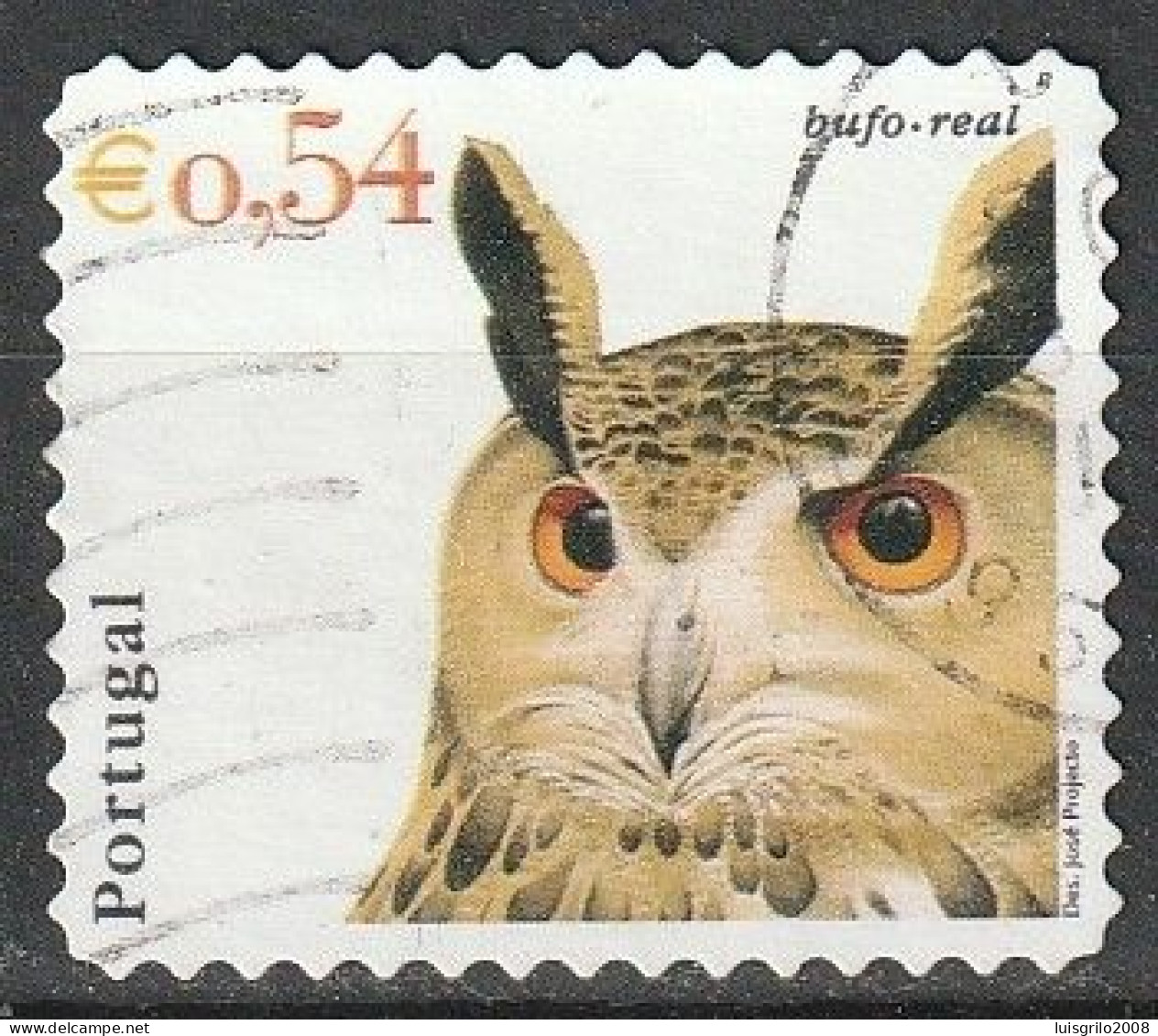 Portugal, 2002 - Aves De Portugal, €0,54 -|- Mundifil - 2852 - Usati