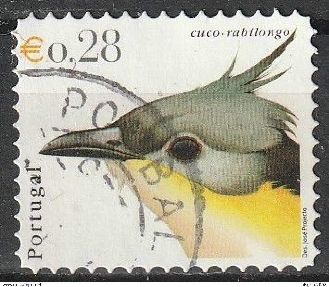 Portugal, 2002 - Aves De Portugal, €0,28 -|- Mundifil - 2850 (Voir La 2ème Image) - Usado