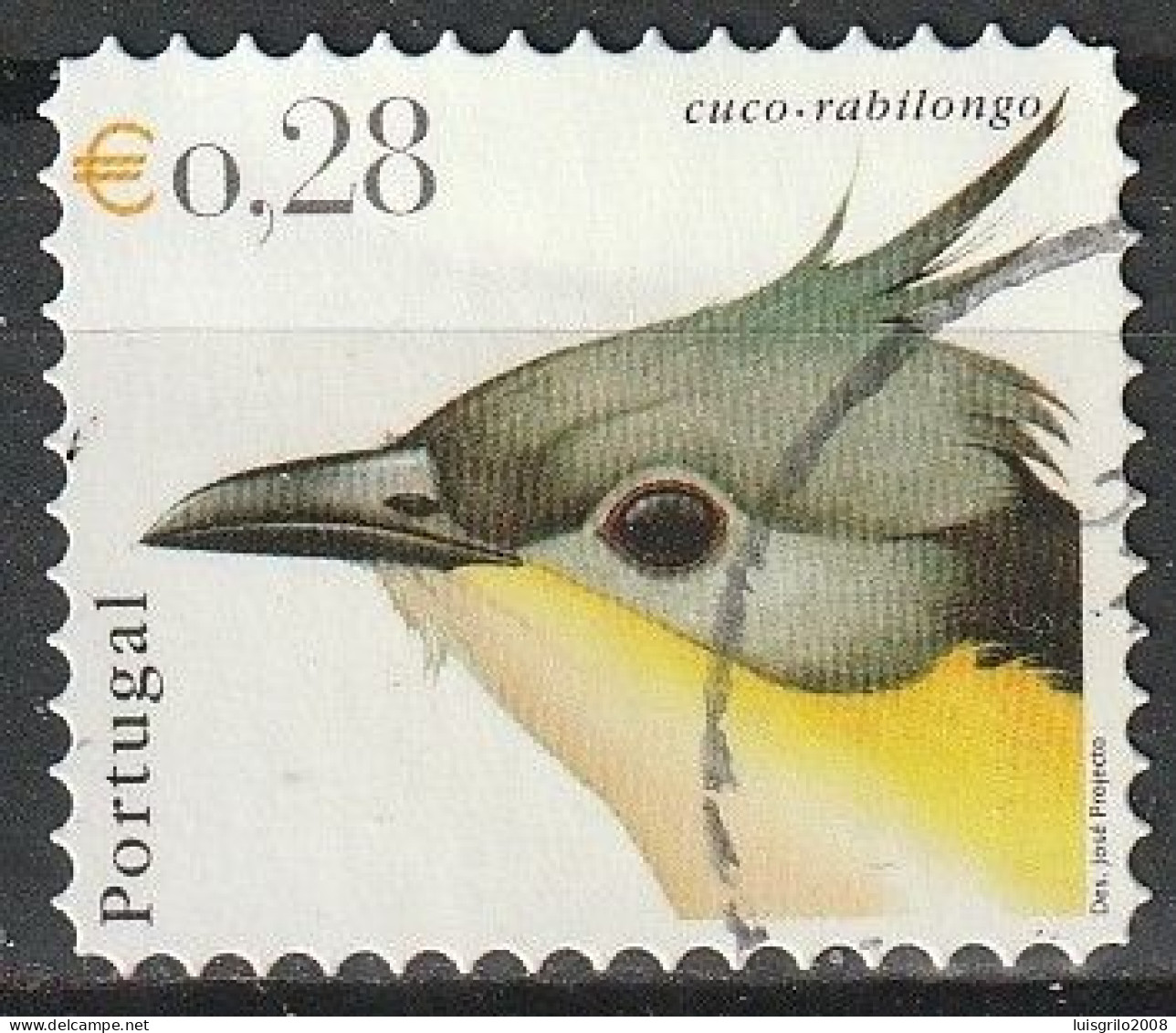 Portugal, 2002 - Aves De Portugal, €0,28 -|- Mundifil - 2850 (Voir La 2ème Image) - Usati