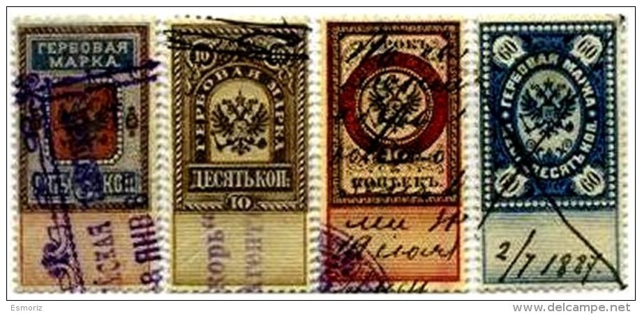 RUSSIA, Stamp Duty, Used, F/VF - Revenue Stamps