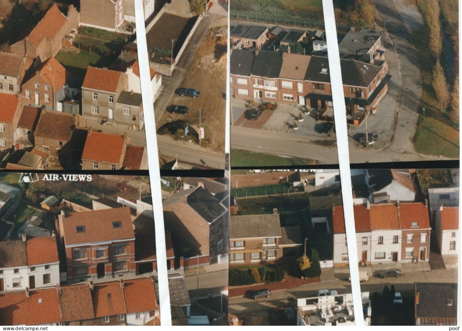 Landen : 4 Luchtfoto's ( Driesstr. ,Slachthuisplein ) - Landen