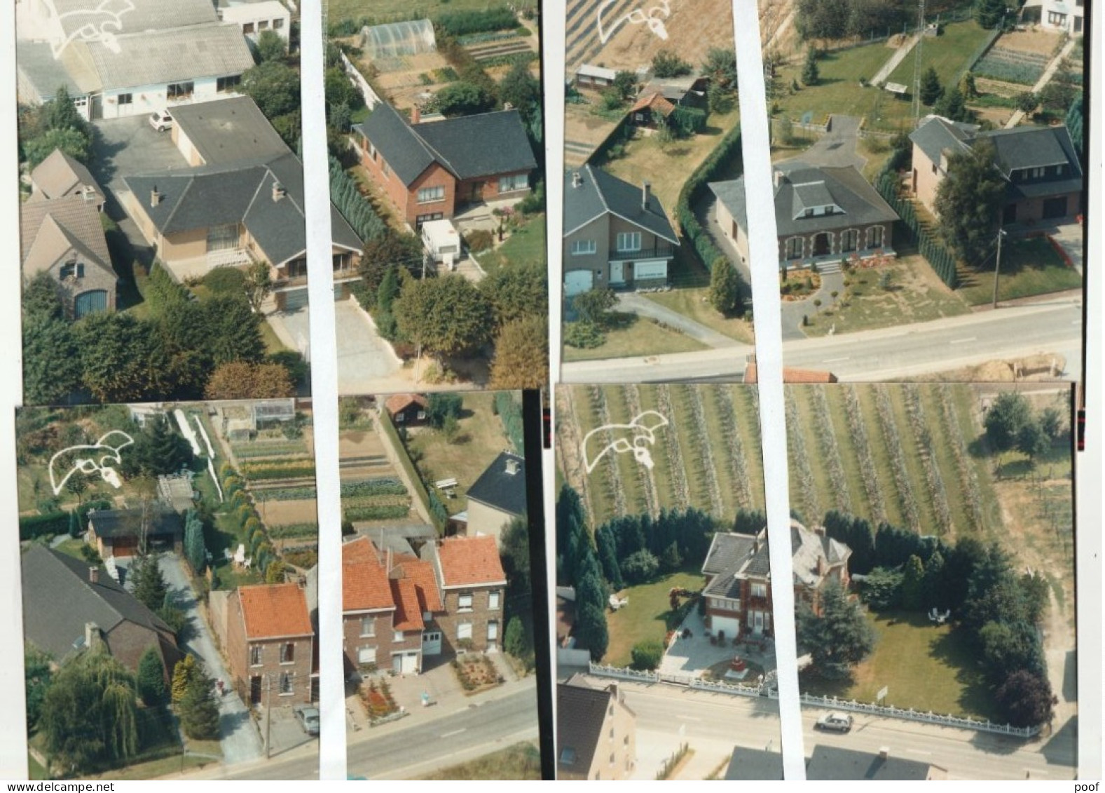 Heers / Bovelingen  : 4 Luchtfoto's ( Bovelingenstraat) - Heers