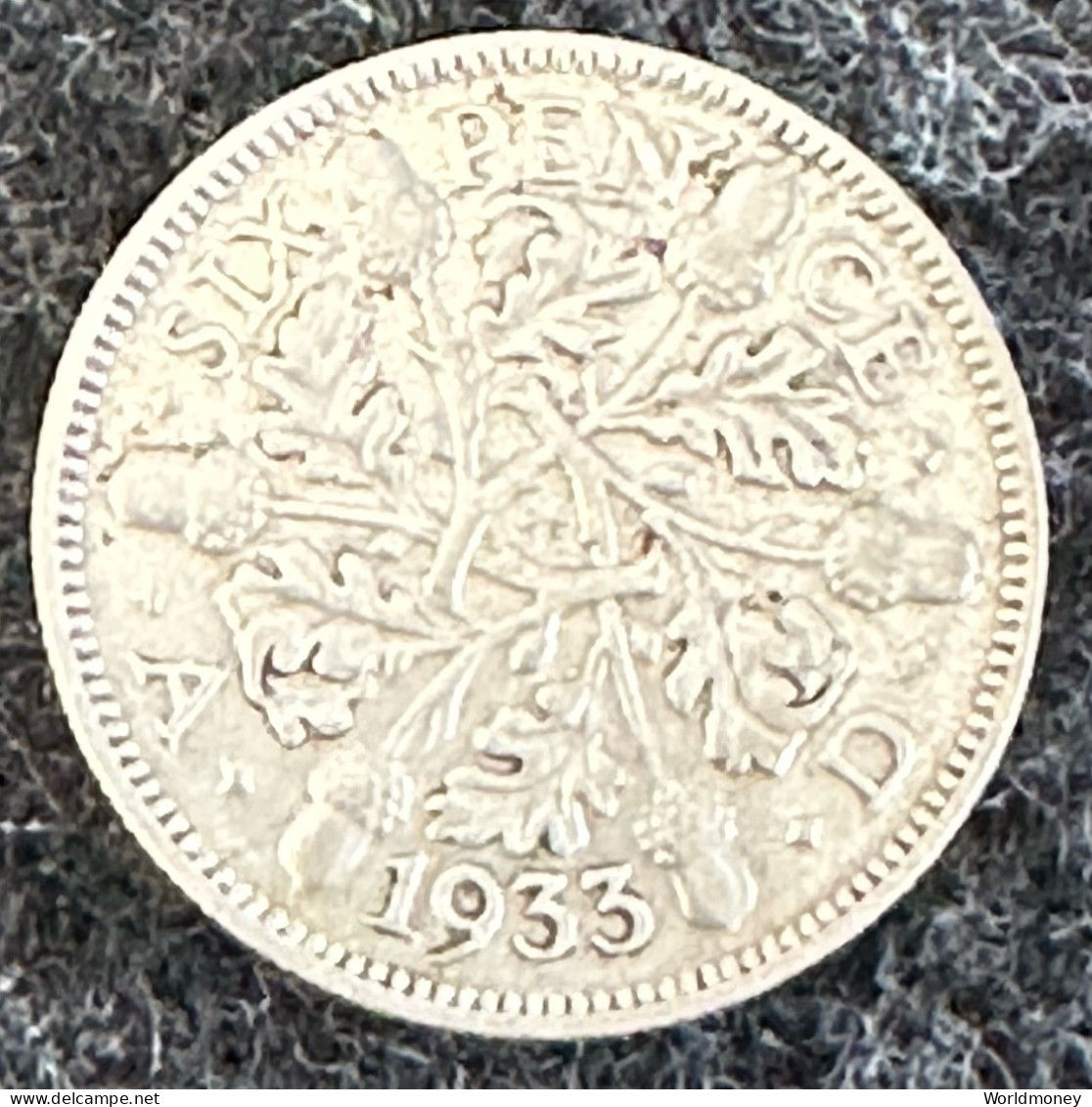 United Kingdom 6 Pence 1933 (Silver) - H. 6 Pence