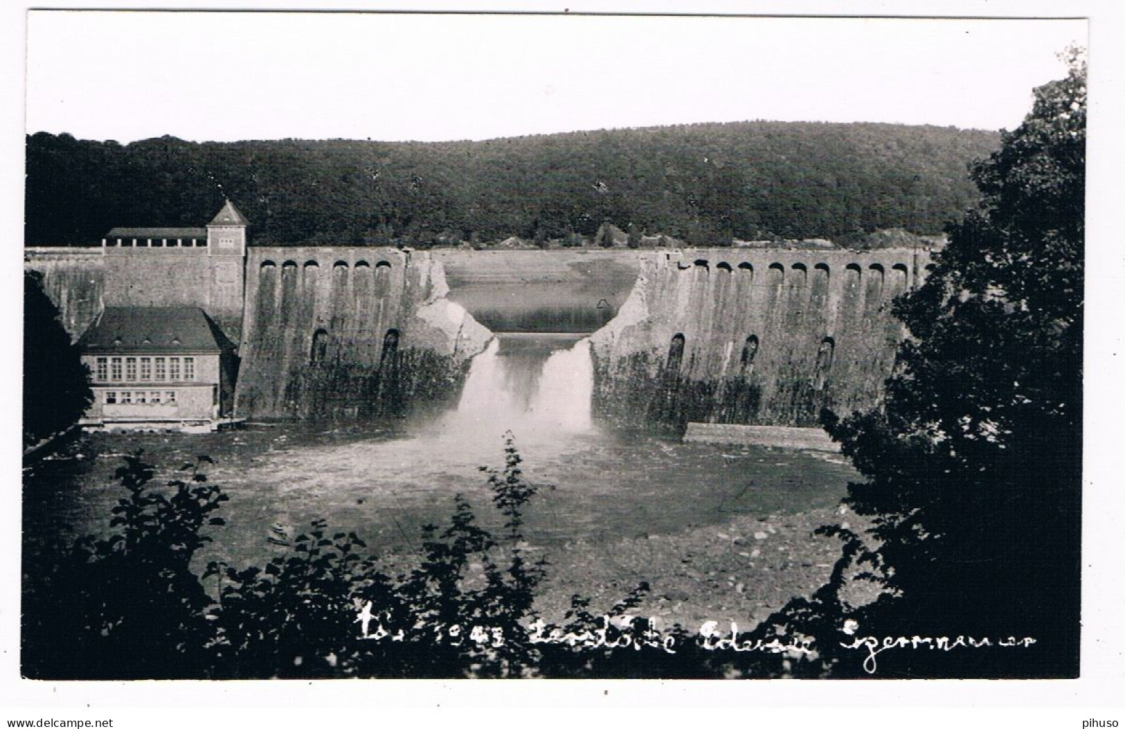 D-15789  EDERSEE : Zerstörte Mauer 1943 - Edersee (Waldeck)