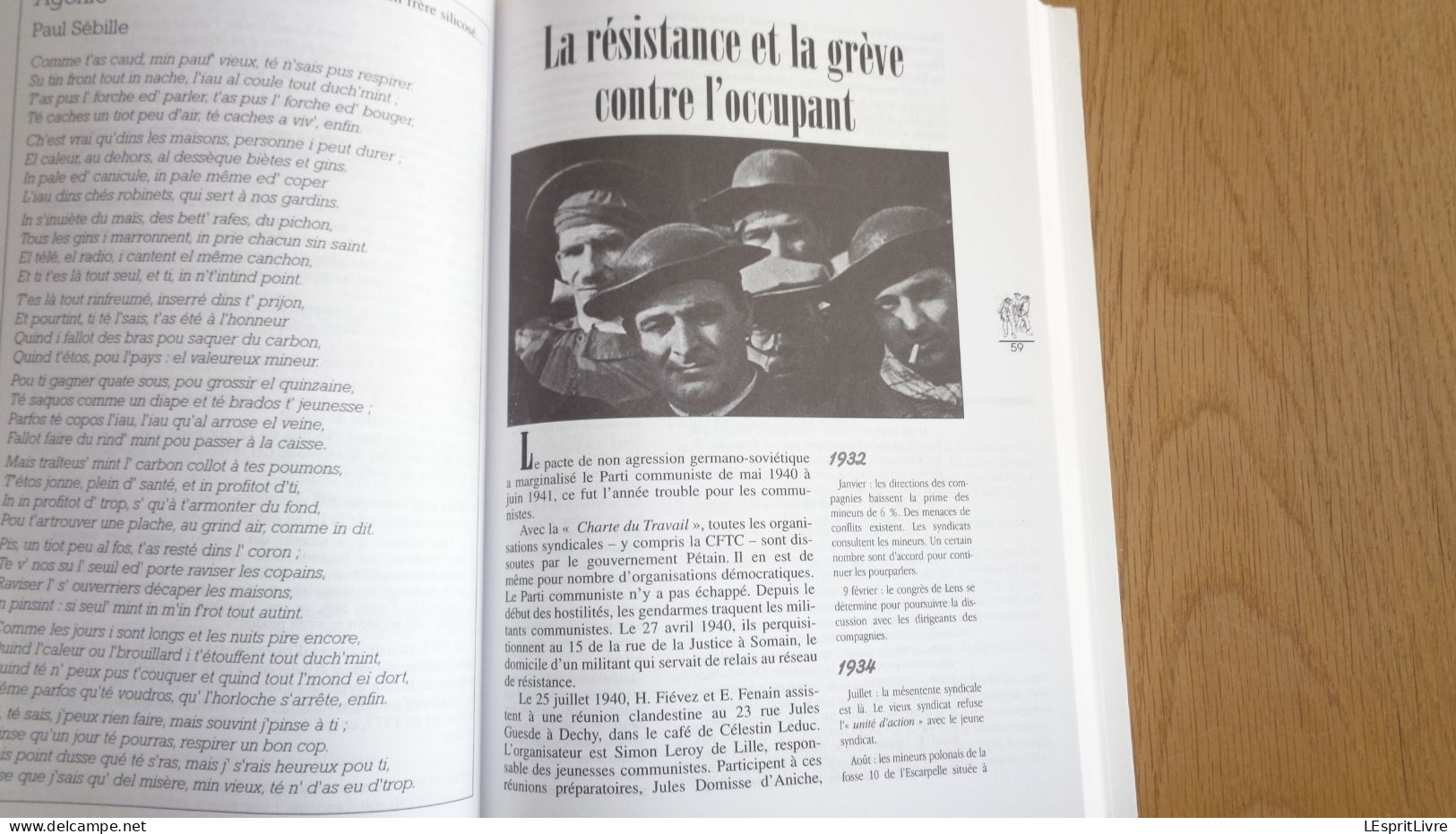 MEMOIRE DES OUVRIERS DES TENEBRES Régionalisme Nord Pas de Calais Industrie Charbon Mine Mineurs Charbonnages Houille