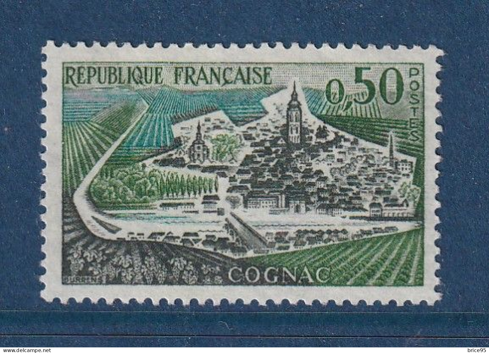 France - Variété - YT N° 1314 B ** - Neuf Sans Charnière - 1961 à 1962 - Unused Stamps