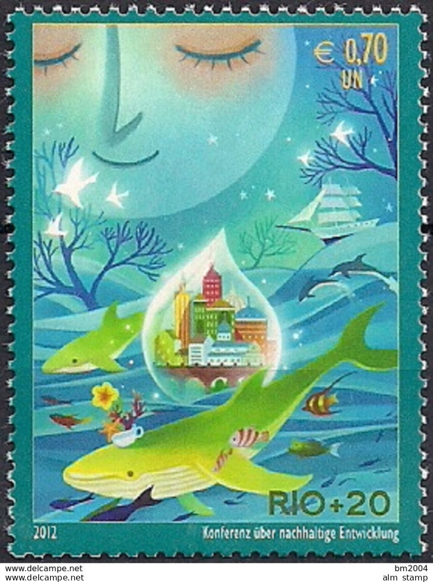 2012 UNO Wien Mi. 753 **MNH   RIO+20 - Konferenz Der Vereinten Nationen über Nachhaltige Entwicklung (UNCSD - Ongebruikt