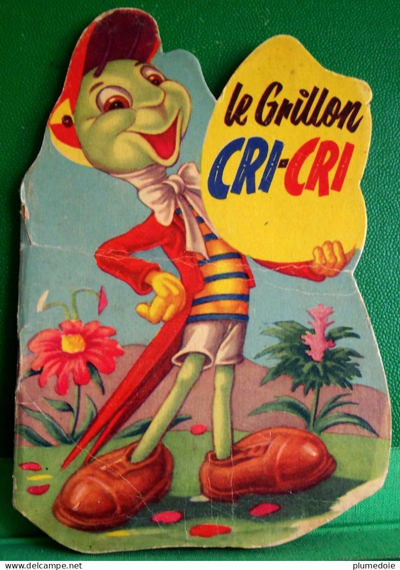 Conte Pour Enfants  LE GRILLON CRI CRI , ENFANTINA , Ca1950 ,SMALL  BOOK CHILDREN, Die Cut , DRESSED CRICKET , BEE - Racconti
