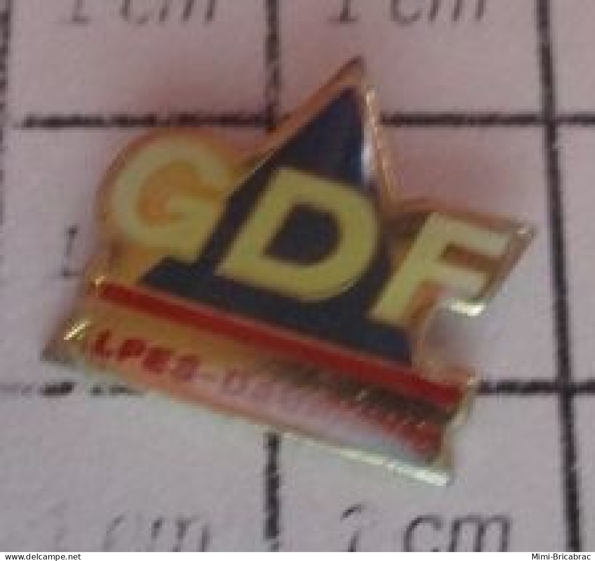 319 Pin's Pins / Beau Et Rare / GDF ALPES DAUPHINE GAZ DE FRANCE - EDF GDF