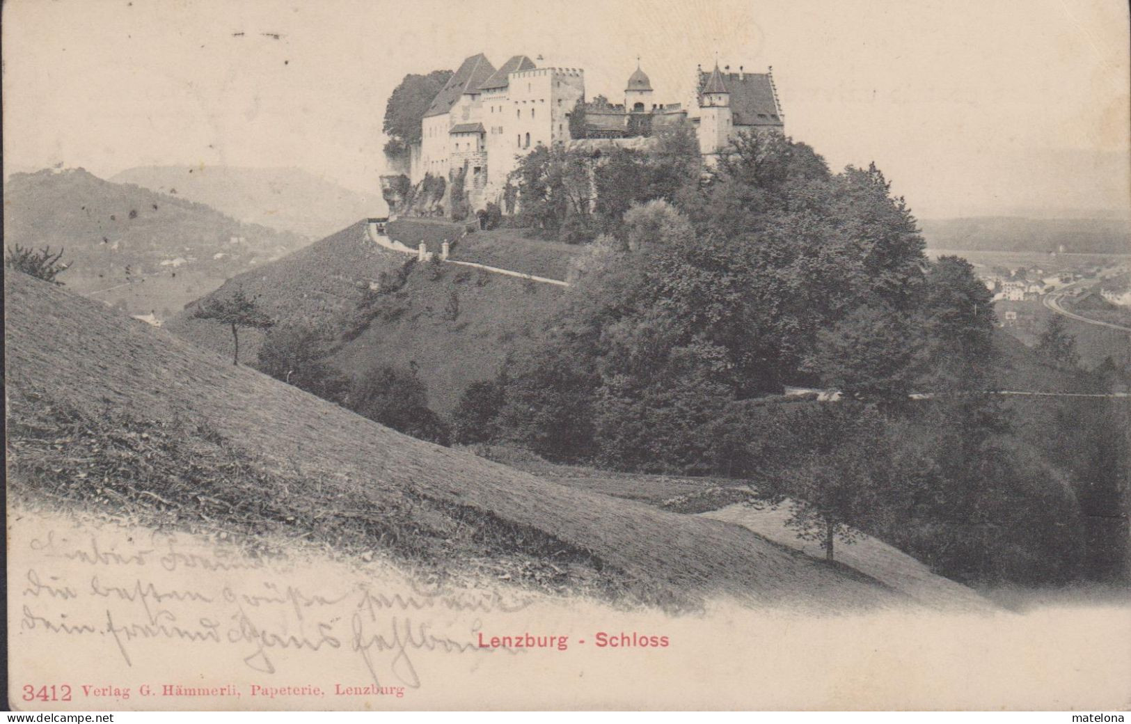 SUISSE AG ARGOVIE LENZBURG SCHLOSS  PRECURSEUR - Lenzburg