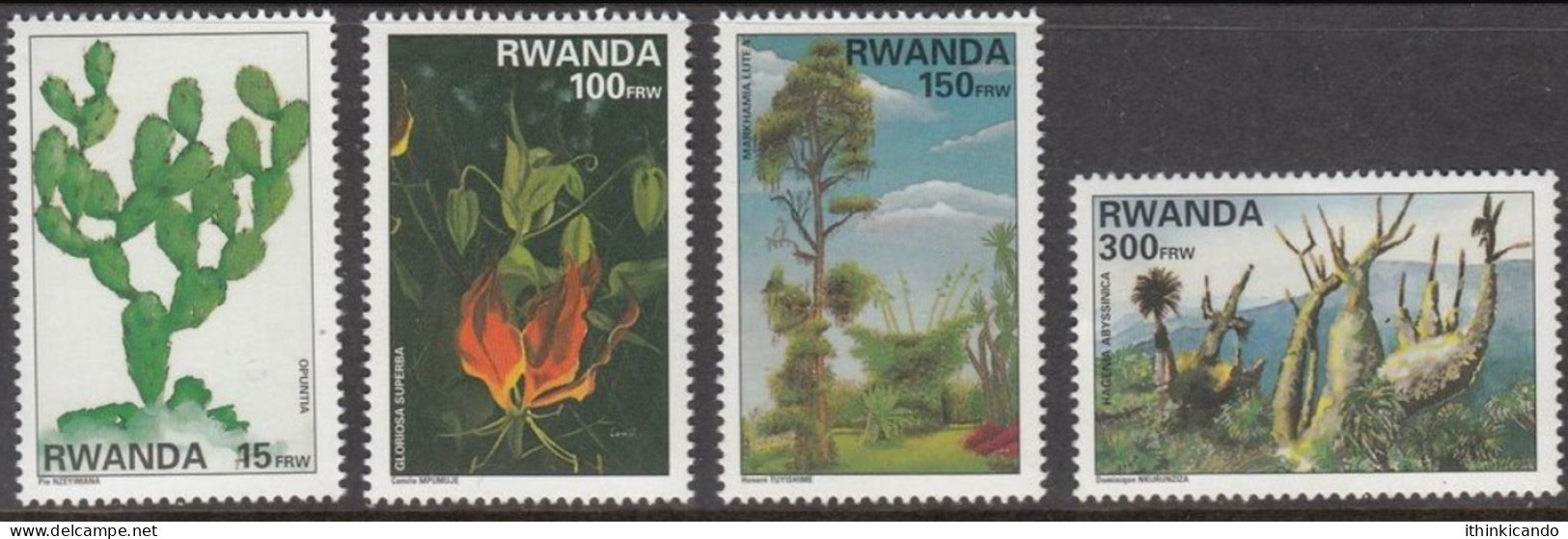 Rwanda 1995 Mi 1465-1468 Set MNH - Ungebraucht