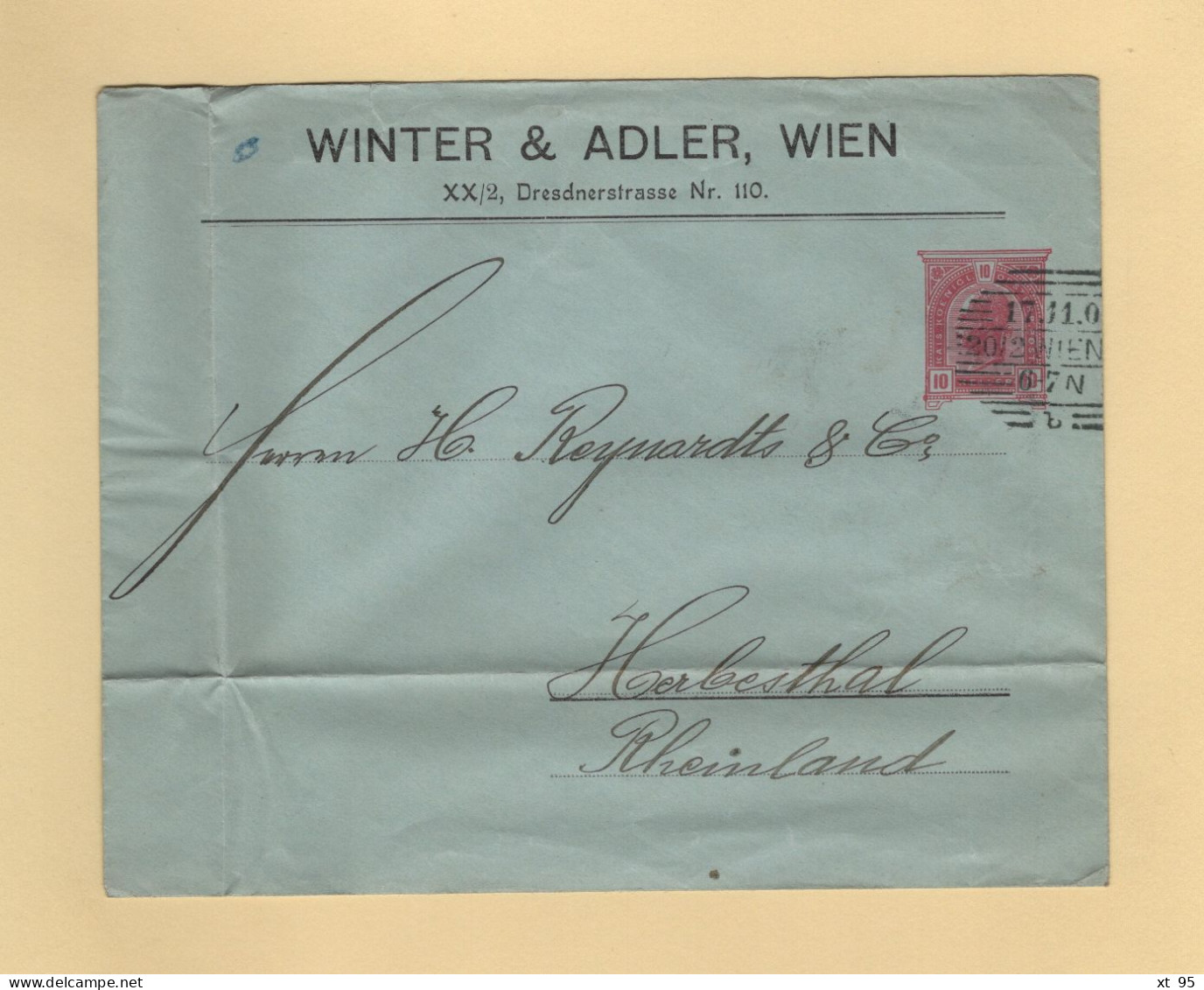 Autriche - Entier Postal - Winter Et Adler - 1904 - Sobres