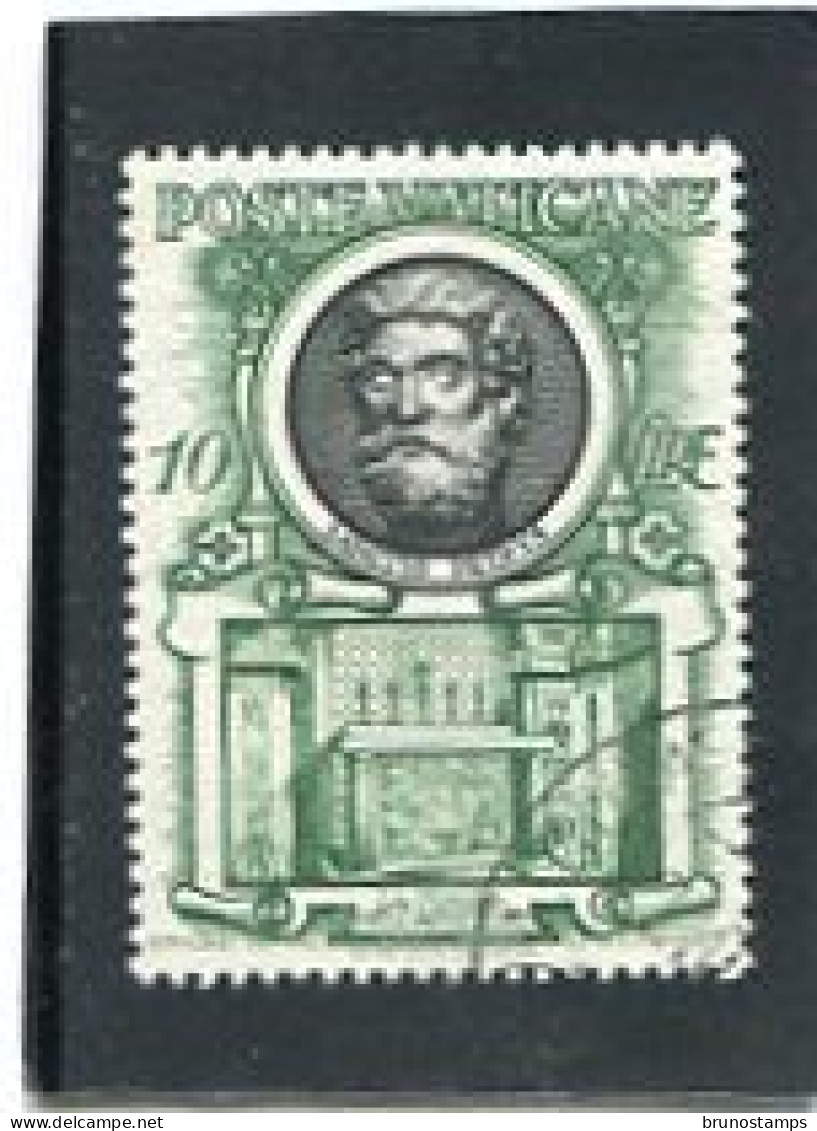 VATICAN CITY/VATICANO - 1953  10 Lire   S. PIETRO   FINE USED - Used Stamps