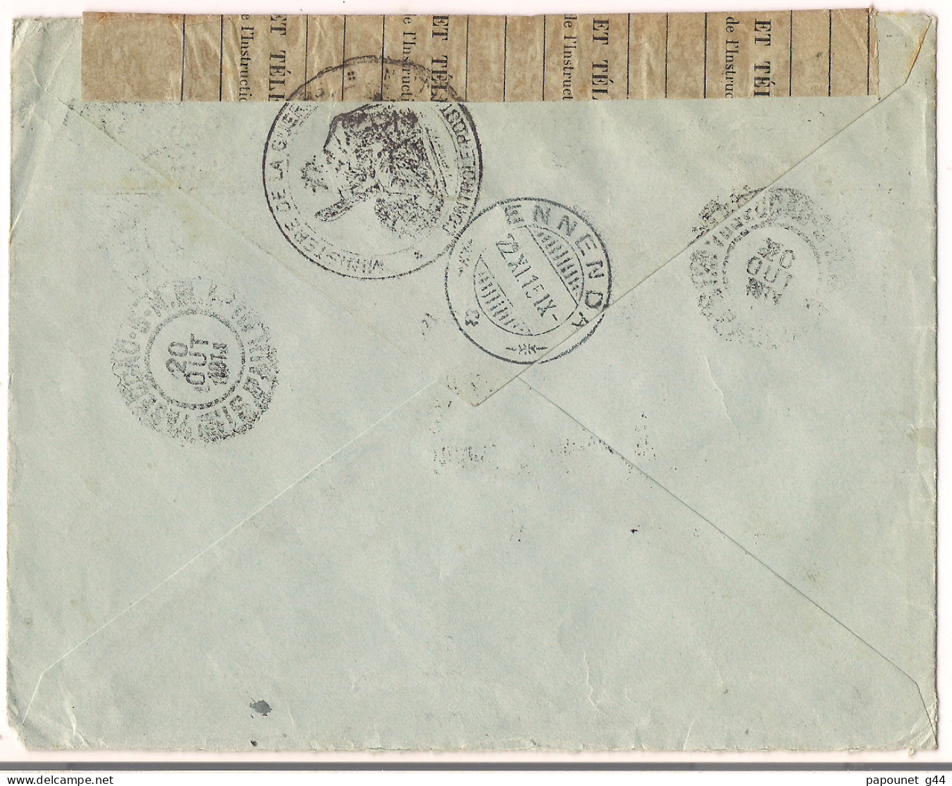 Lettre Brésil 1915 Destination ( Ennenda CT. Glarus )  + Censure - Briefe U. Dokumente