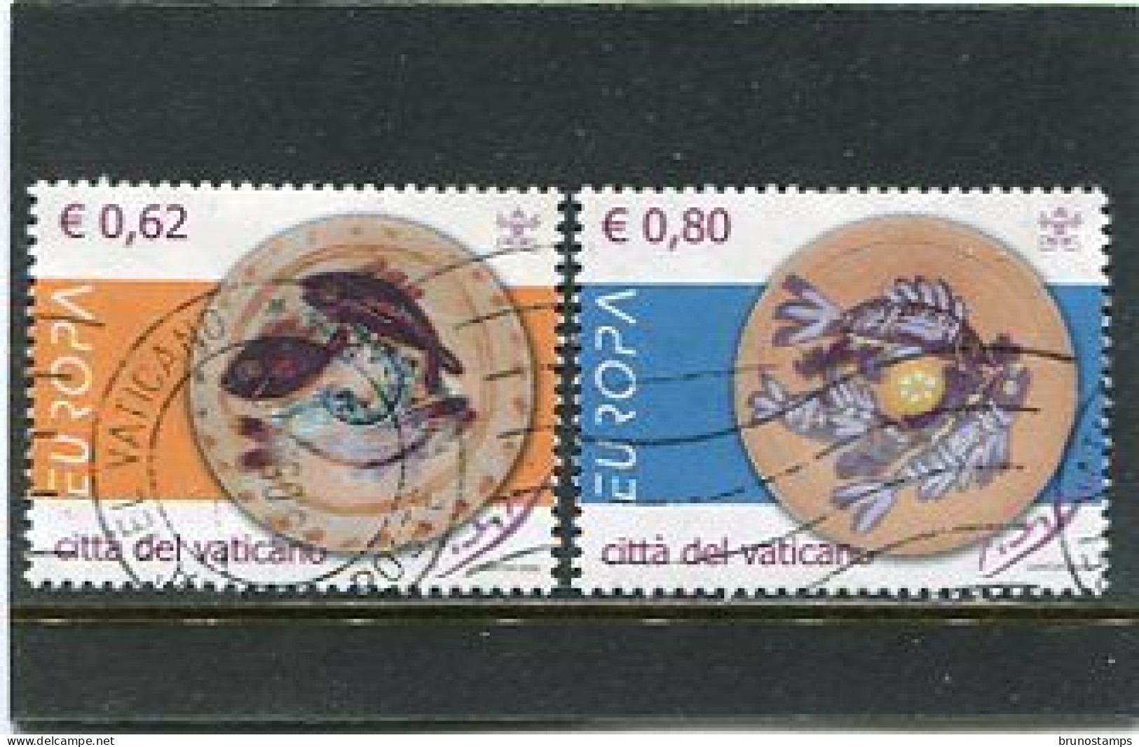 VATICAN CITY/VATICANO - 2005   EUROPA   SET  FINE USED - Gebraucht