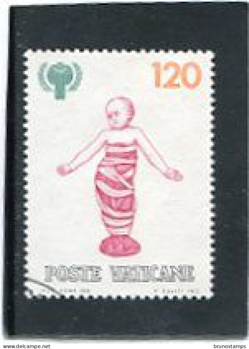 VATICAN CITY/VATICANO - 1979  120 Lire  YEAR OF THE CHILD  FINE USED - Gebraucht