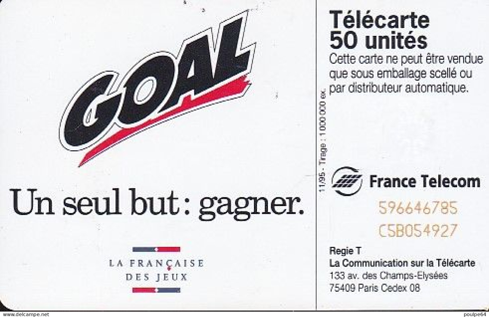 F603 - 11/1995 - GOAL - 50 SC7 - 1995