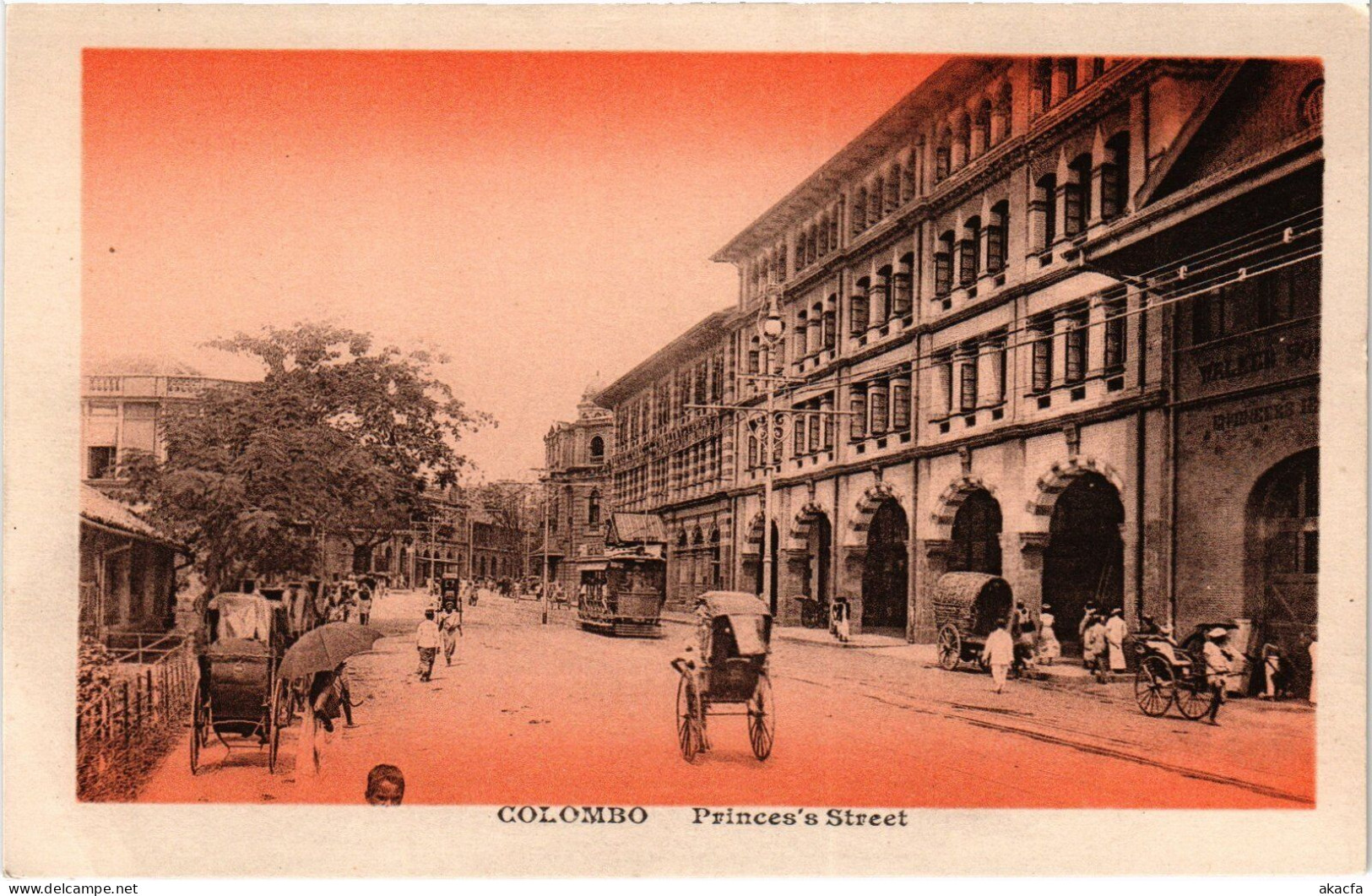 PC CEYLON SRI LANKA COLOMBO PRINCE'S STREET (a49724) - Sri Lanka (Ceylon)