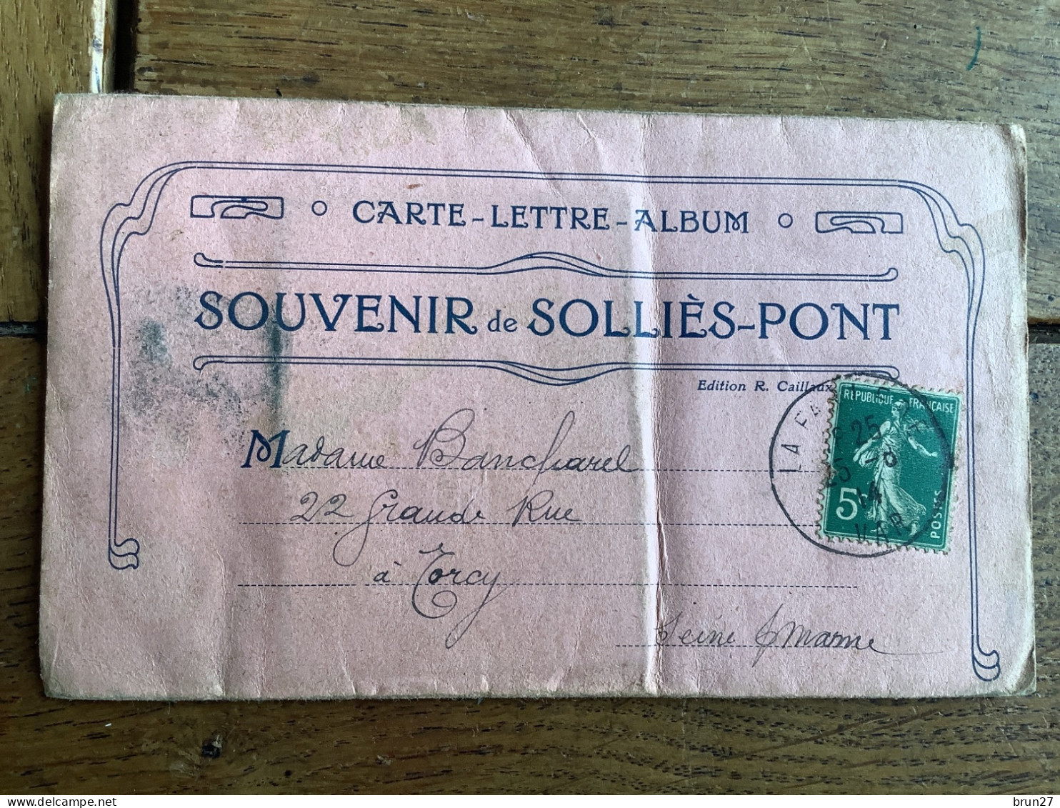 83 - SOLLIES PONT - Carte Lettre Album - Souvenir De Sollies Pont - Rare - Sollies Pont