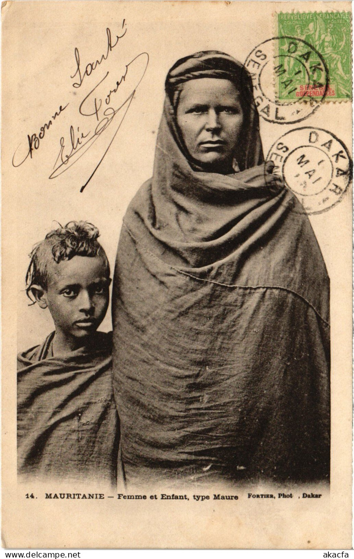 PC ETHNIC TYPES MAURE TYPE MAURE MAURITANIA (a49951) - Mauritanie